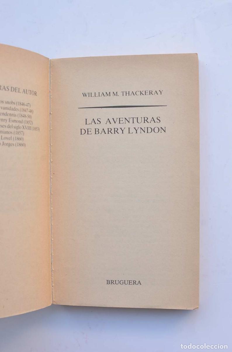 Libros: Las aventuras de Barry Lyndon - THACKERAY, William Makepeace - Foto 2