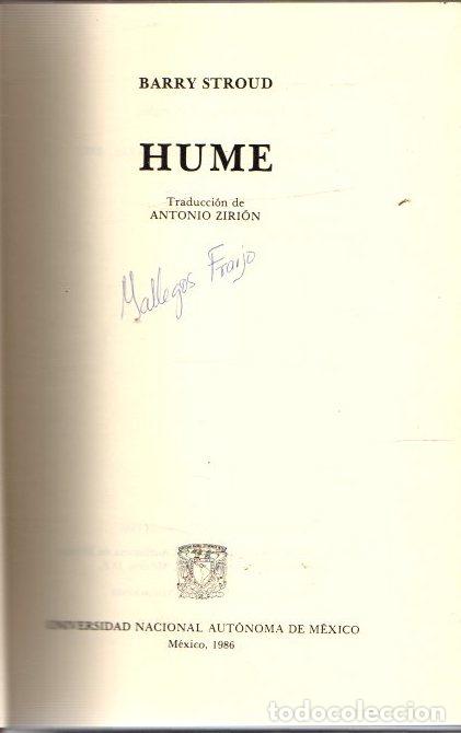 Libros: Hume - Stroud, Barry - Foto 1