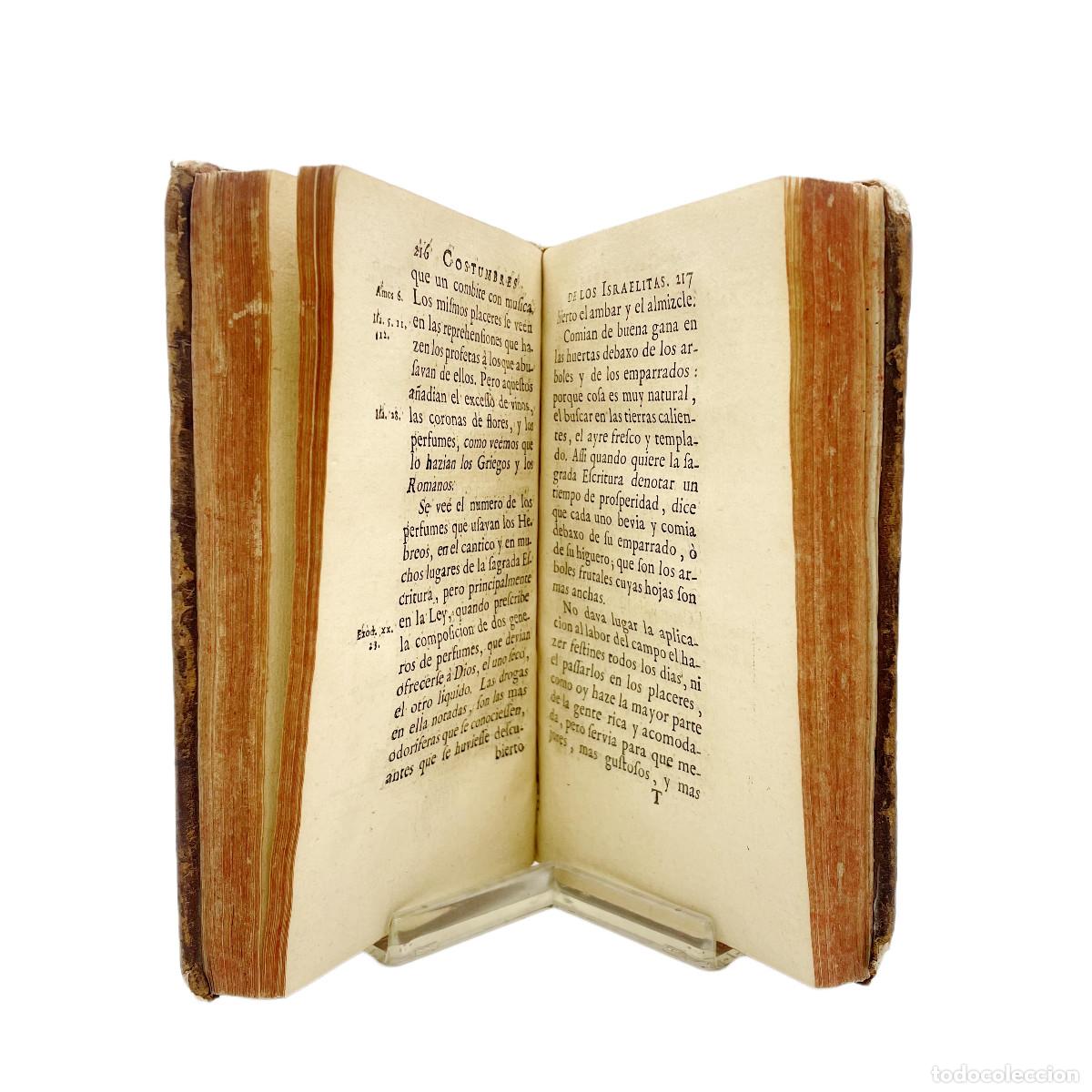 Libros: CLAUDE FLEURY - COSTUMBRES DE LOS ISRAELITAS - 1734 - Foto 3