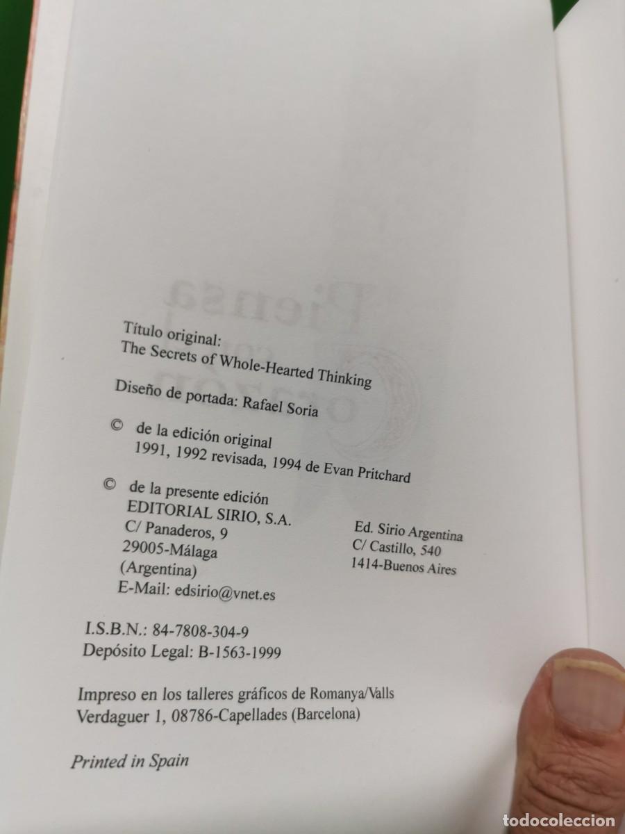 Libros: Piensa con el coraz&oacute;n - Evan T. Pritchard - Foto 4