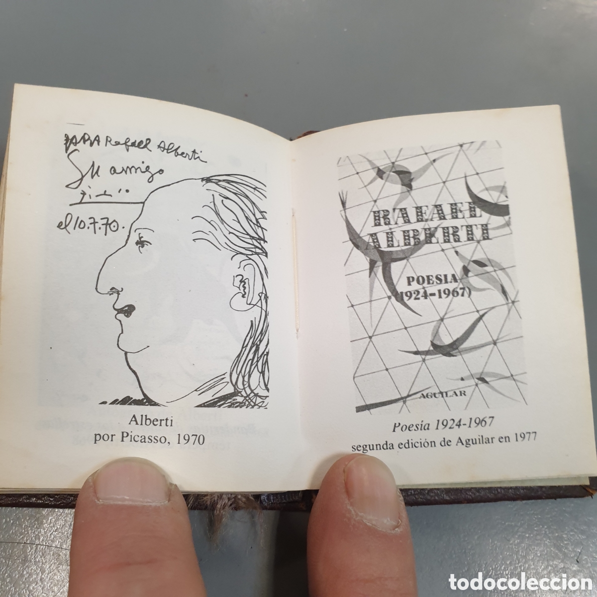 Libros: Mini libro RAFAEL ALBERTI LA AMANTE - Foto 6