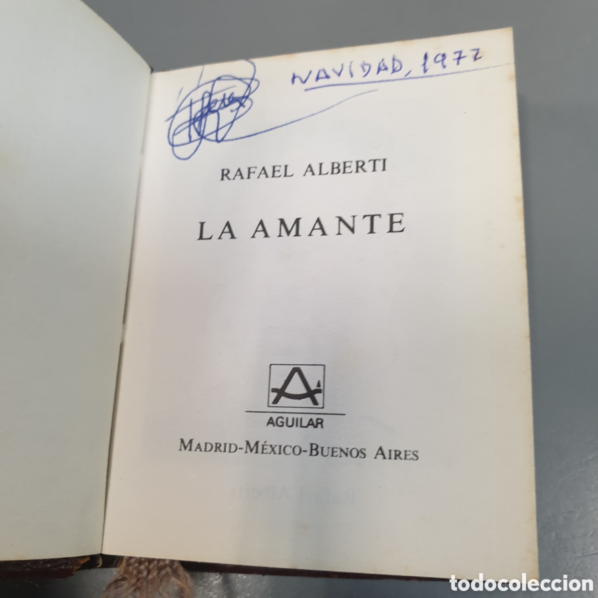 Libros: Mini libro RAFAEL ALBERTI LA AMANTE - Foto 8