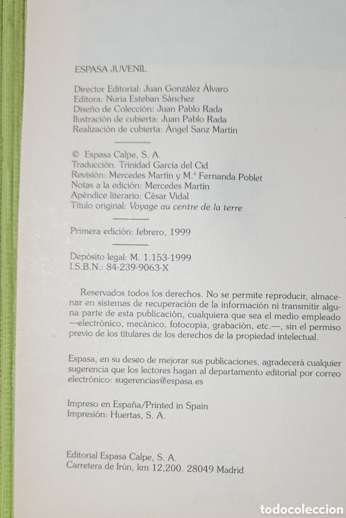 Libros: VIAJE AL CENTRO DE LA TIERRA - Foto 5