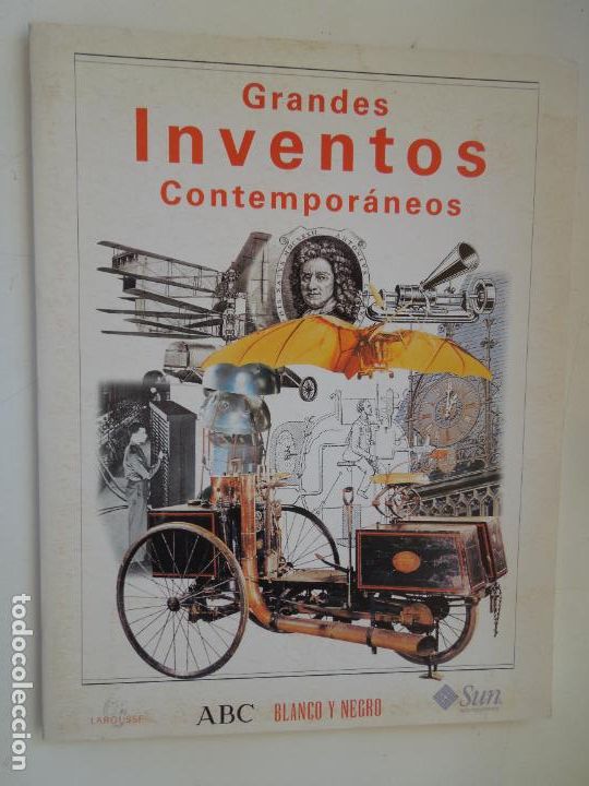 books: GRANDES INVENTOS CONTEMPORANEOS - 10 FICHAS BLANCO Y NEGRO ABC
