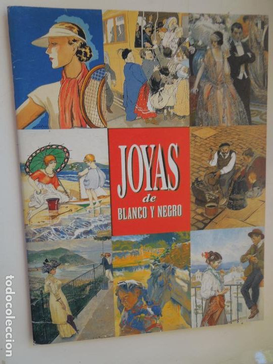 Libros: JOYAS DE BLANCO Y NEGRO 12 LAMINAS - ABC - Foto 1