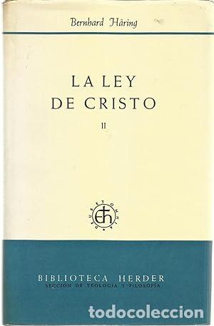 Libros: LA LEY DE CRISTO II - H&auml;ring,Bernhard - Foto 1