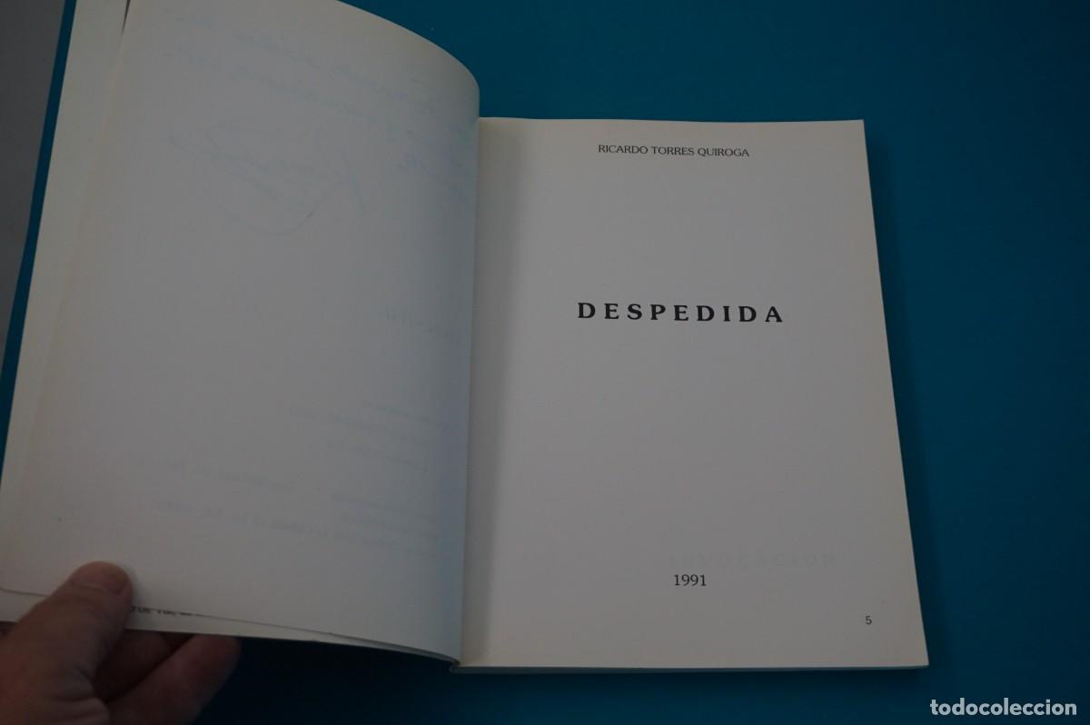 Libros: AMF-31C/ DESPEDIDA (1991) - RICARDO TORRES QUIROGA - Foto 4