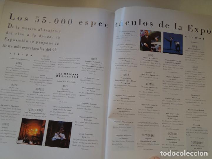 Libros: PROGRAMA EXPO92 - EXPOSICION UNIVERSAL SEVILLA 1992- 196 PAG - Foto 3