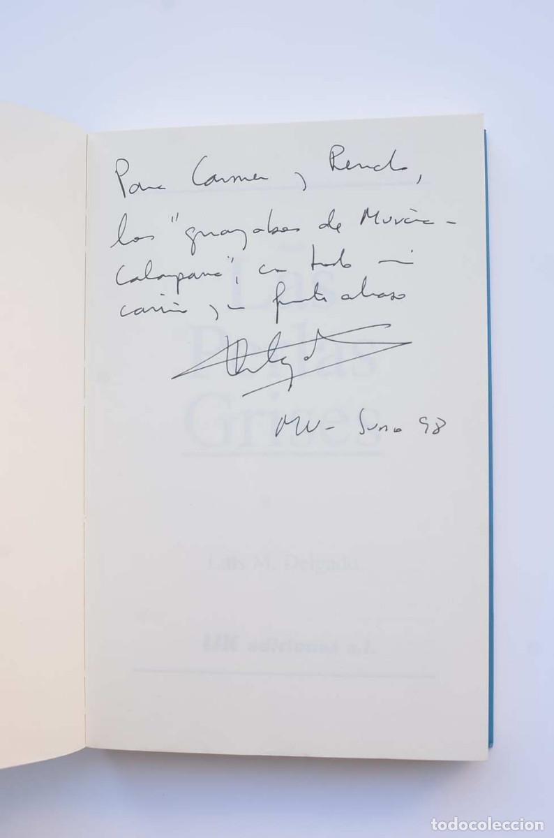 Libros: Las perlas grises - DELGADO, Luis M. - Con dedicatoria aut&oacute;grafa del autor - Foto 2