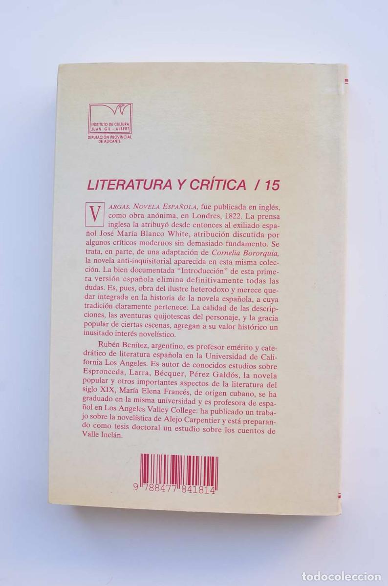 Libros: Vargas. Novela espa&ntilde;ola - WHITE, Jos&eacute; Mar&iacute;a - Foto 3