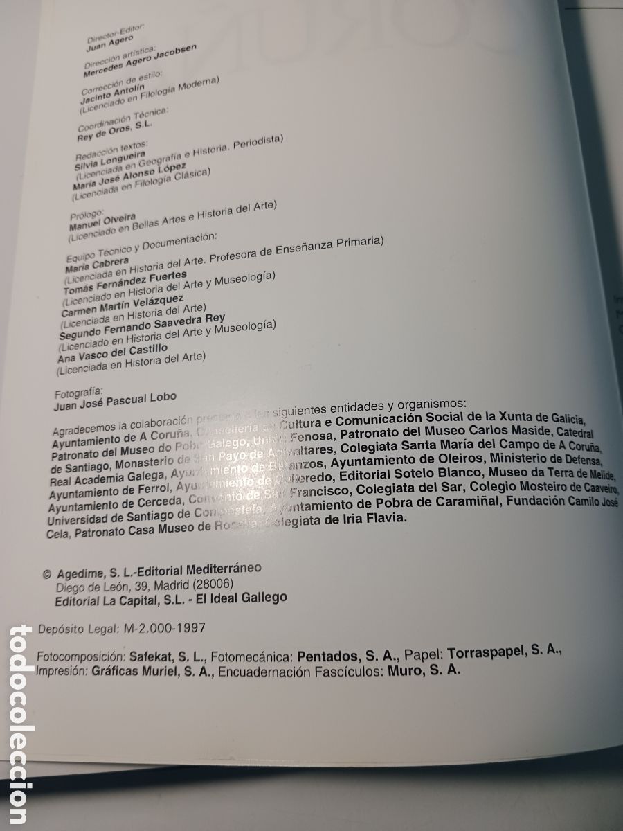 Libros: Museos de A La Coru&ntilde;a 1997 El ideal Gallego - Foto 2