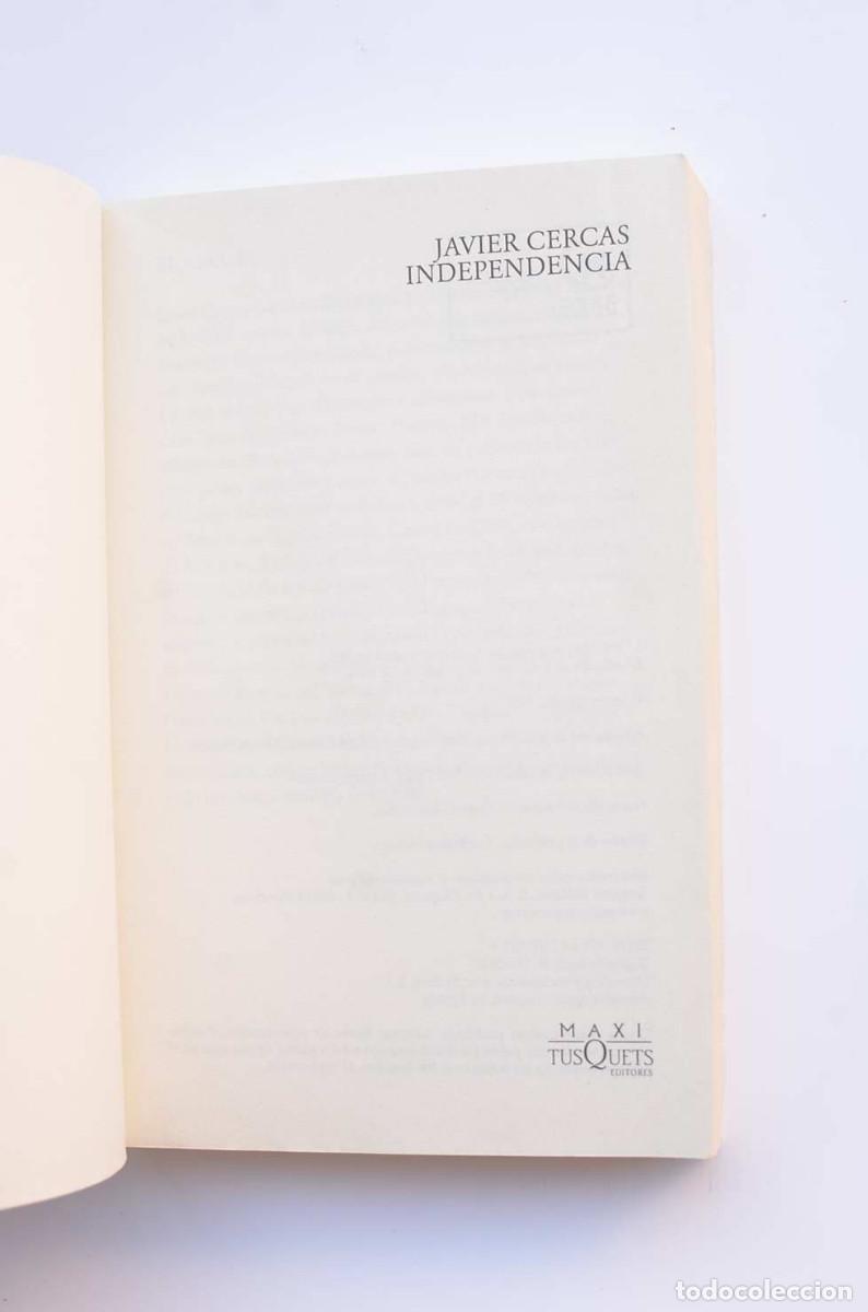 Libros: Independencia - CERCAS, Javier - Foto 2
