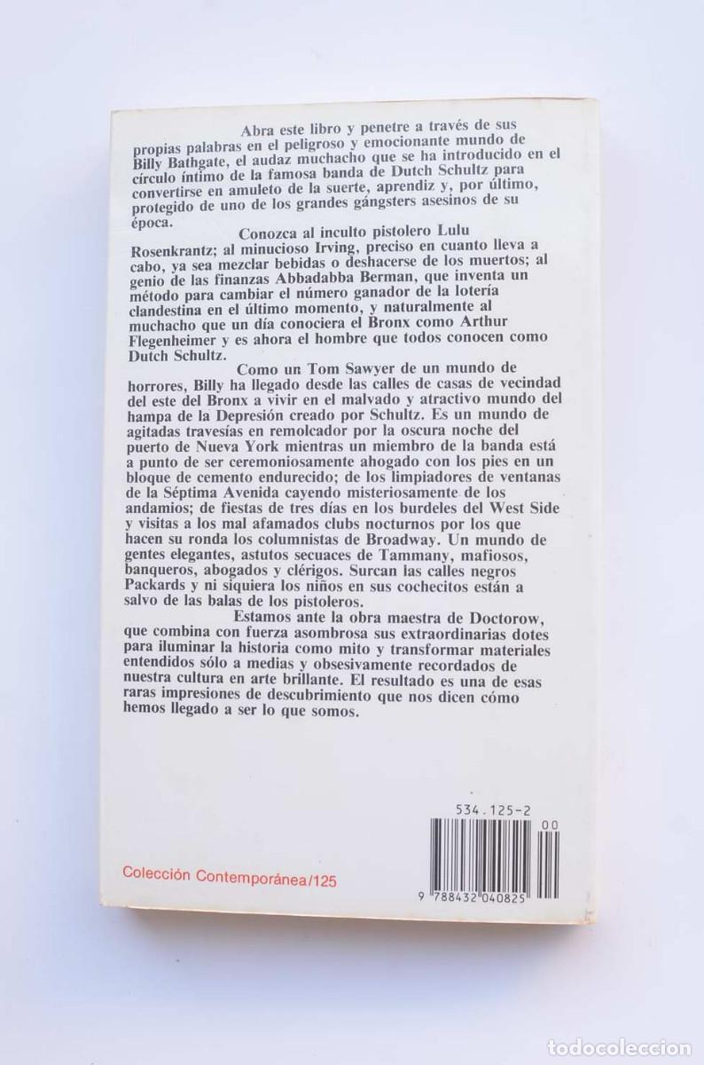 Libros: Billy Bathgate - DOCTOROW, Edgar Lawrence - Foto 3