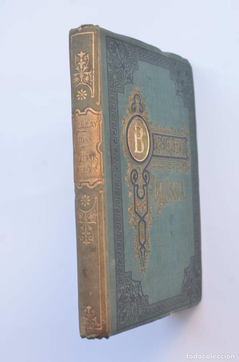 Libros: Vidas de pol&iacute;ticos ingleses - MACAULAY, Lord - Foto 2