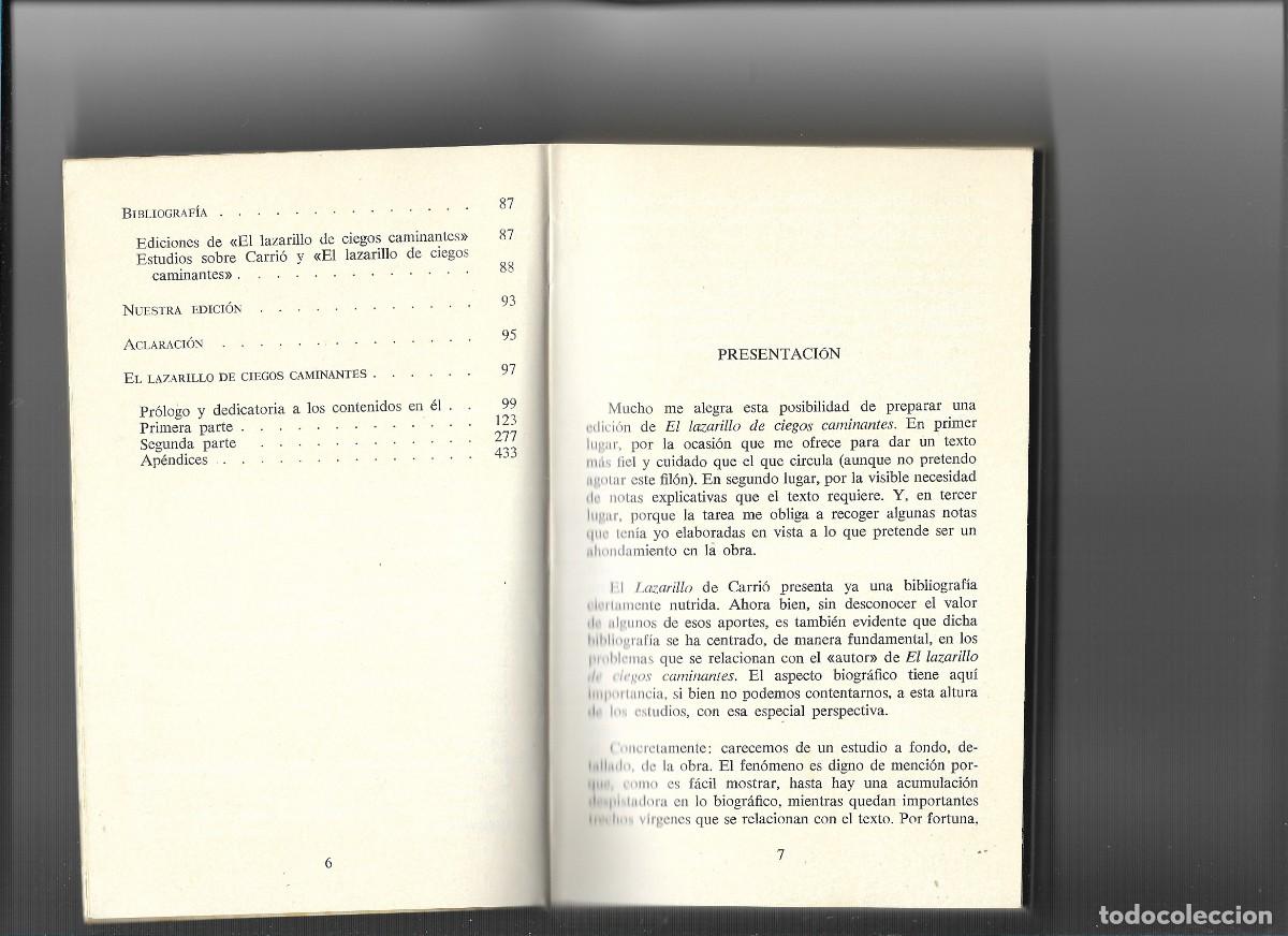 Libros: EL LAZARILLO DE CIEGOS CAMINANTES - Concolorcorvo - Foto 3