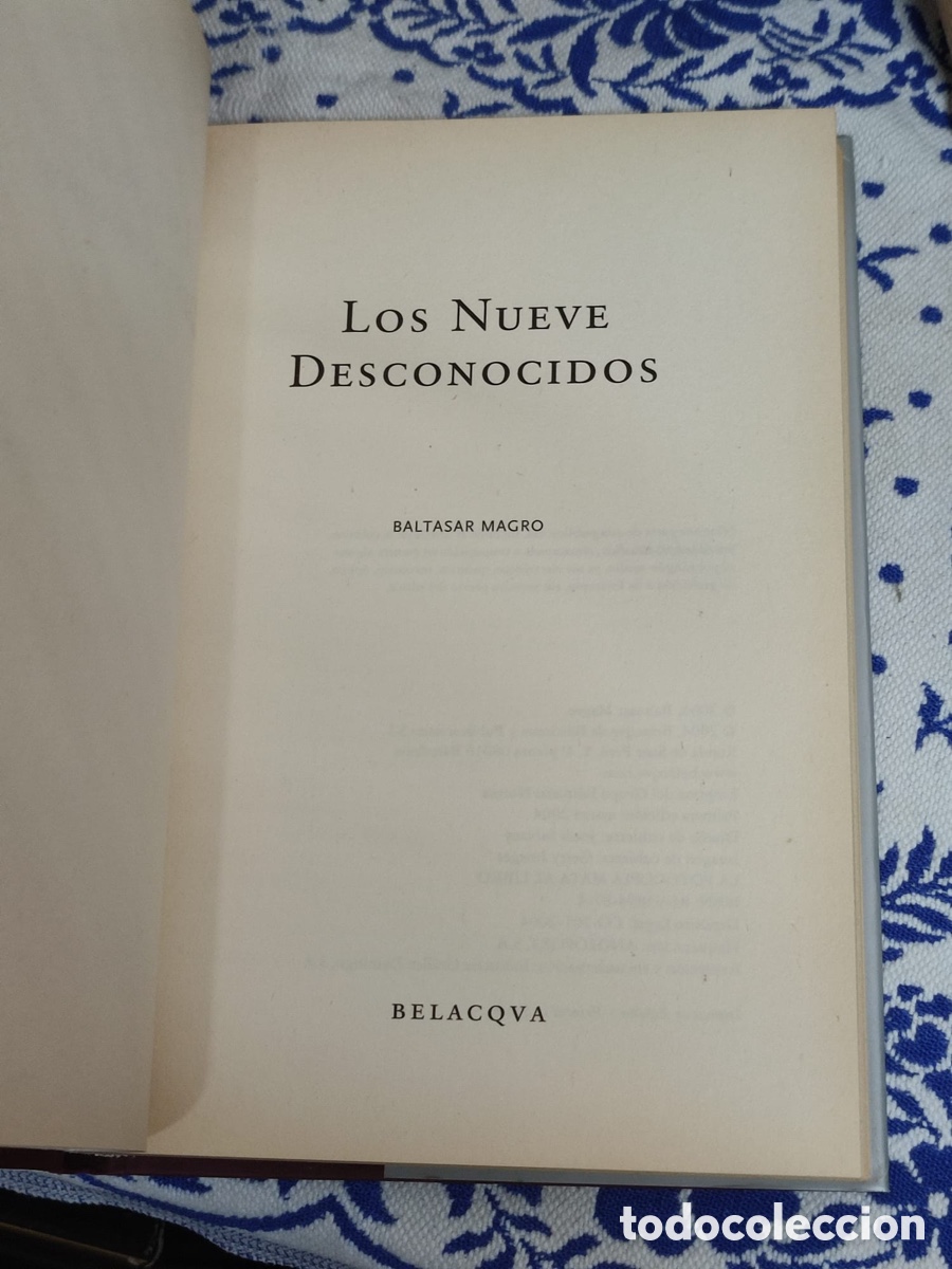 Libros: Los nueve desconocidos Baltasar Magro - Foto 2