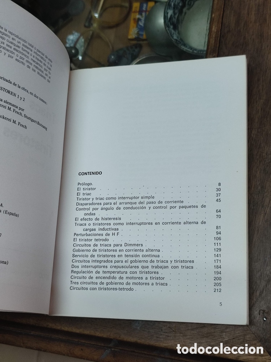 Libros: Triacs y Tiristores Fritz Bergtold - Foto 2