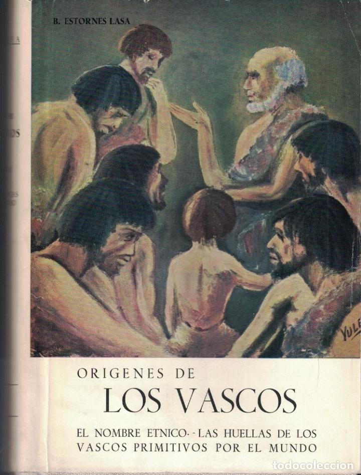 Libros: OR&Iacute;GENES DE LOS VASCOS. 4 Tomos. - Lasa. B. E., - Foto 3