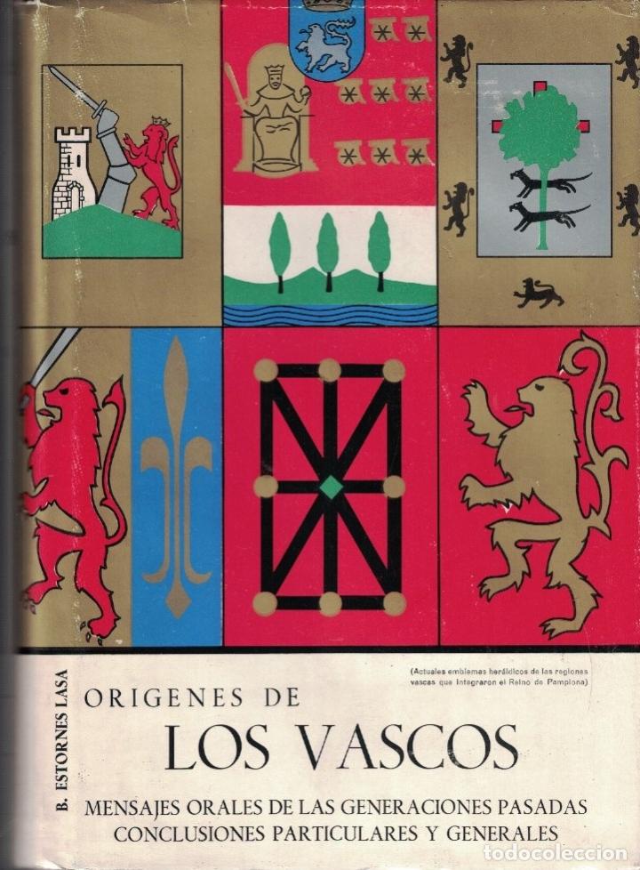 Libros: OR&Iacute;GENES DE LOS VASCOS. 4 Tomos. - Lasa. B. E., - Foto 4