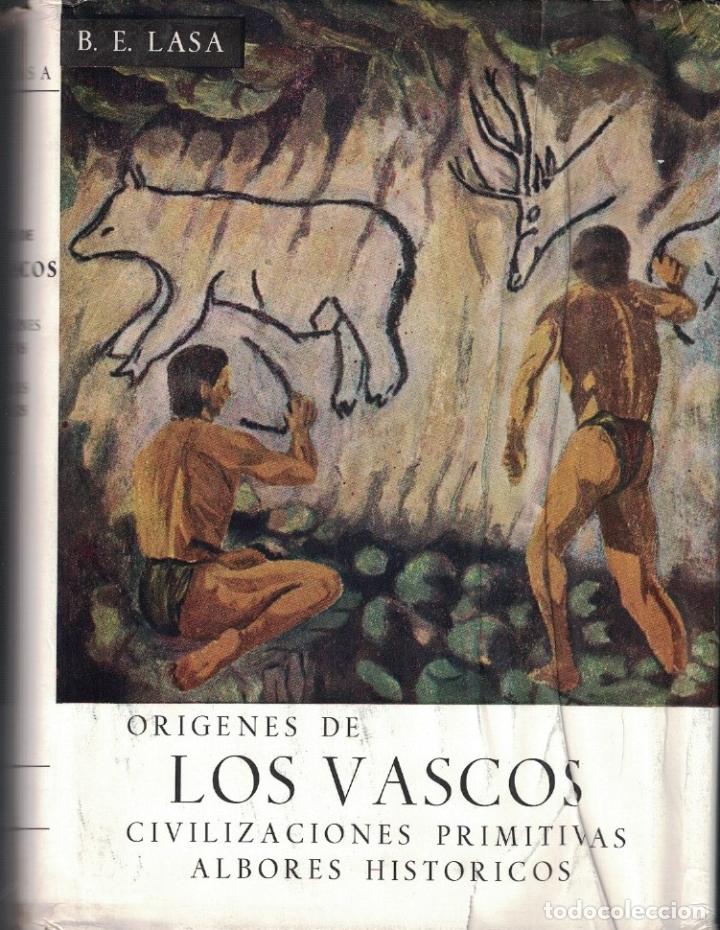 Libros: OR&Iacute;GENES DE LOS VASCOS. 4 Tomos. - Lasa. B. E., - Foto 1