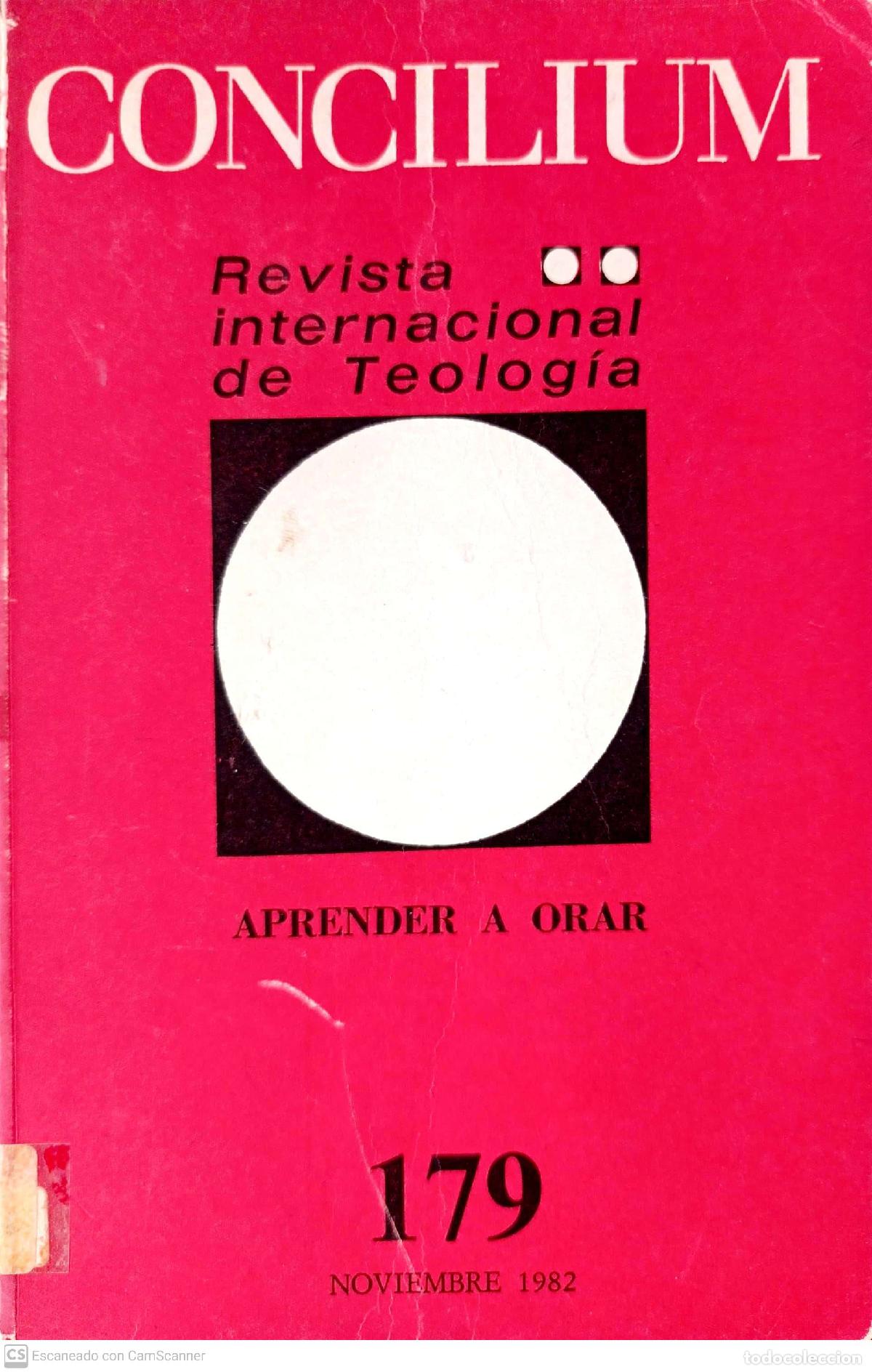 Libros: CONCILIUM Revista Internacional de Teolog&iacute;a, 179: Aprende a orar - Foto 1