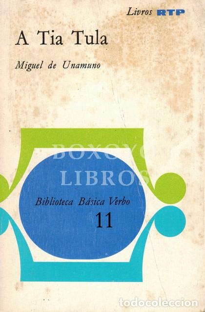Libros: UNAMUNO, Miguel de. A tia Tula - Foto 1