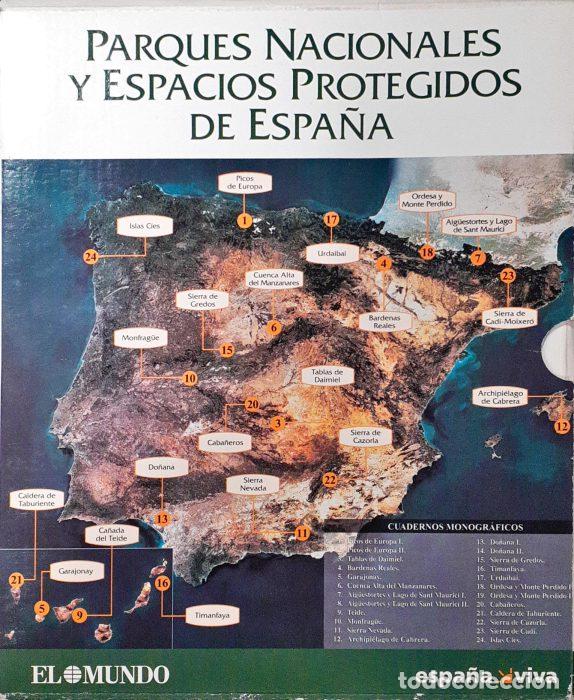 Libros: Parques Nacionales y Espacios Protegidos de Espa&ntilde;a 24 Cuadernos monogr&aacute;ficos - VVAA