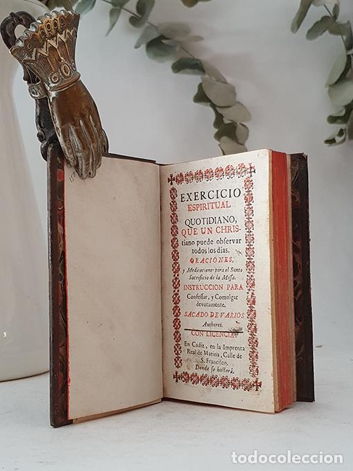 Libri di seconda mano: Exercicio Espiritual Quotidiano que un Christiano puede observar todos los d&iacute;as. Oraciones y Meditac