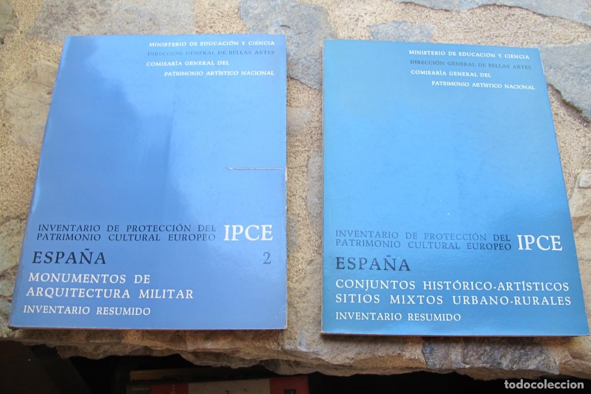 books: ESPA&Ntilde;A MONUMENTOS DE ARQUITECTURA MILITAR, CONJUNTOS HISTORICO-ARTISTICOS SITIOS MIXTOS URBANO RURAL