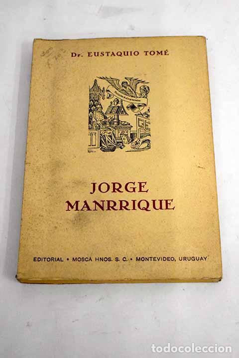 Libros: Jorge Manrique.- Tom&eacute;, Eustaquio - Foto 1