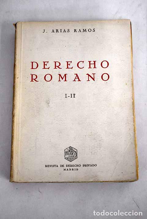 Libros: Derecho romano: Arias Ramos, J..- Arias Ramos, J. - Foto 1