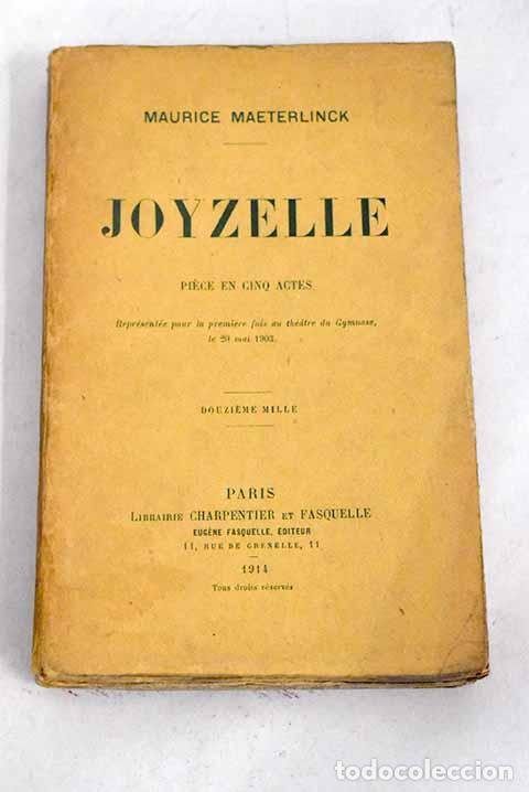 Libros: Joyzelle: Maeterlinck, Maurice.- Maeterlinck, Maurice - Foto 1