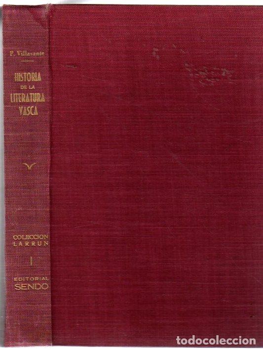 Libros: Historia de la literatura vasca - Villasante, Luis - Foto 1