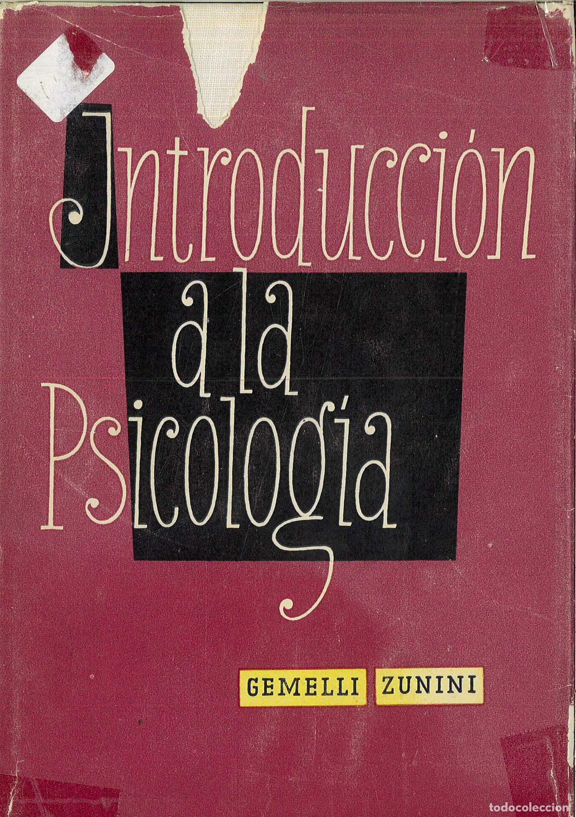 Libros: Introducci&oacute;n a la psicolog&iacute;a - GEMELLI ZUNINI - Foto 1