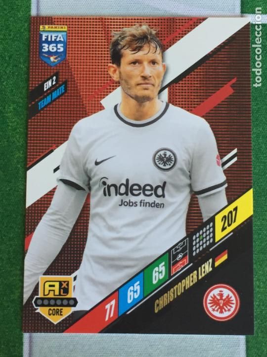 Libros: 245 EIN 2-. Christopher Lenz Eintracht Frankfurt ADRENALYN FIFA 365 2024