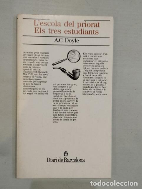 Libros: Doyle - Lescola del priorat / Els tres estudiants - Foto 1