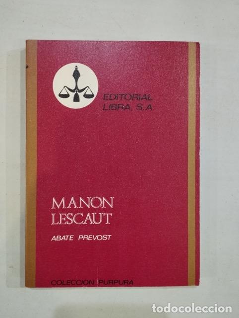 Libros: Abate Prevost - Manon Lescaut - Foto 1