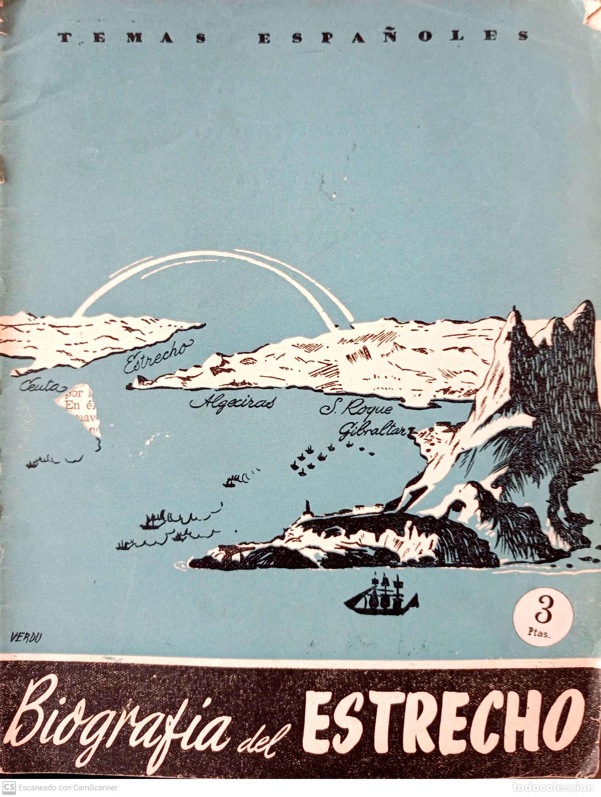 Libros: Biograf&iacute;a del estrecho - Domingo Manfredi Cano - Foto 1