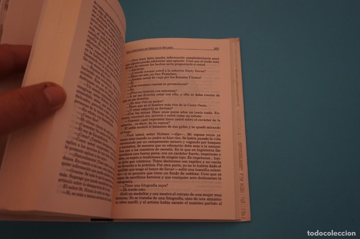 Libros: 2B/ LAS AVENTURAS DE SHERLOCK HOLMES - ARTHUR CONAN DOYLE / ALTAYA EDITOR - Foto 3