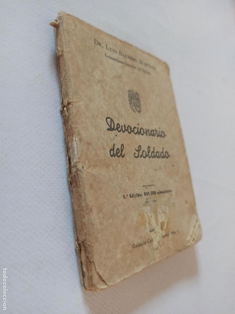 Libros: DEVOCIONARIO DEL SOLDADO - DR. LUIS BARBERO MARTINEZ - 3&ordf; EDICION (030A) - Foto 2