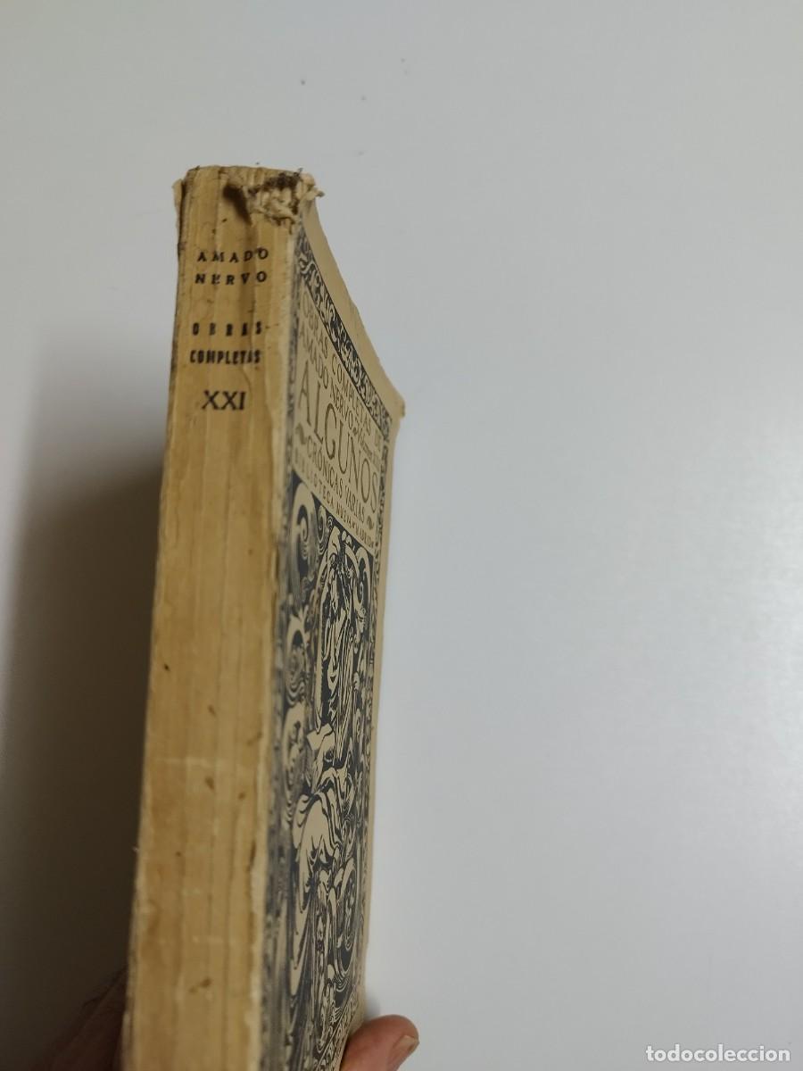 Libros: ALGUNOS CRONICAS VARIAS - AMADO NERVO - Foto 2