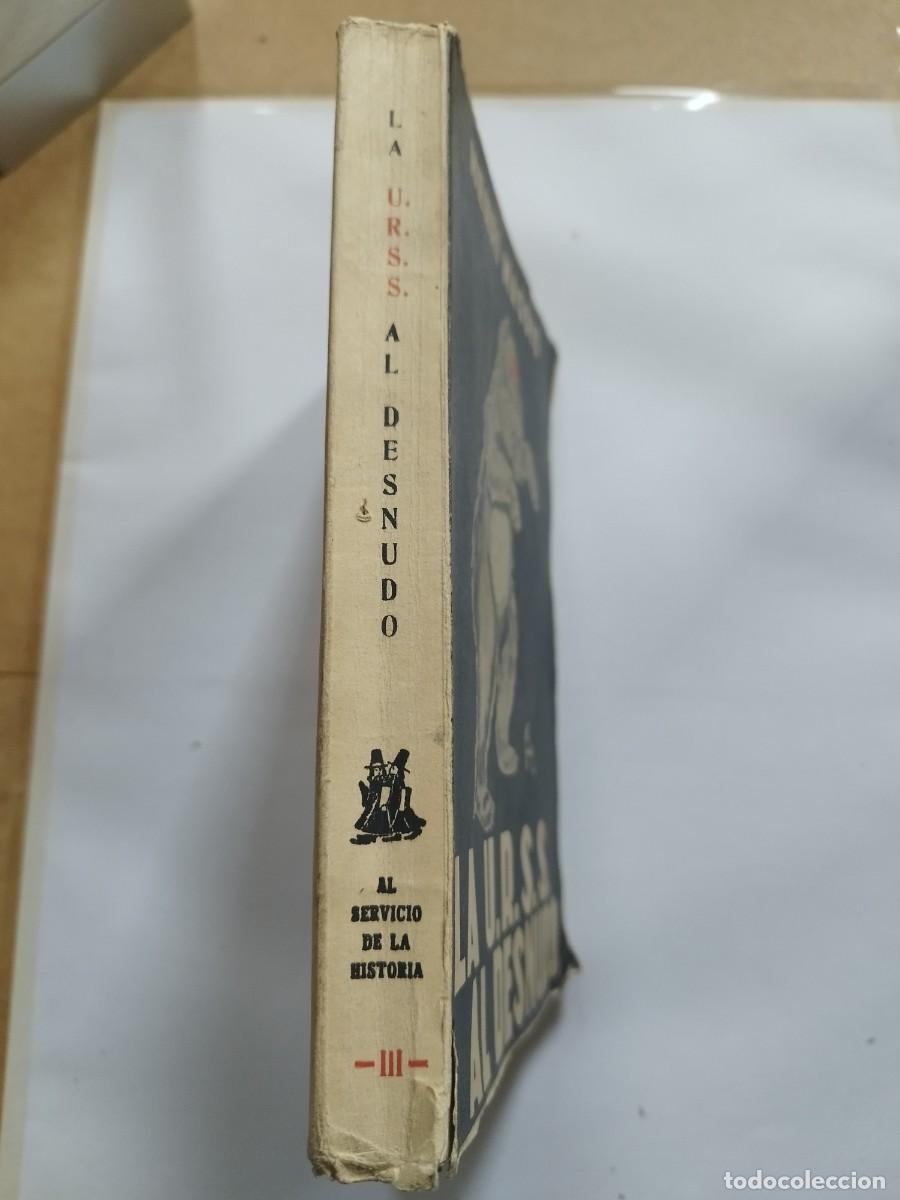 Libros: La U.R.S.S al Desnudo - Henri Massis - Foto 3