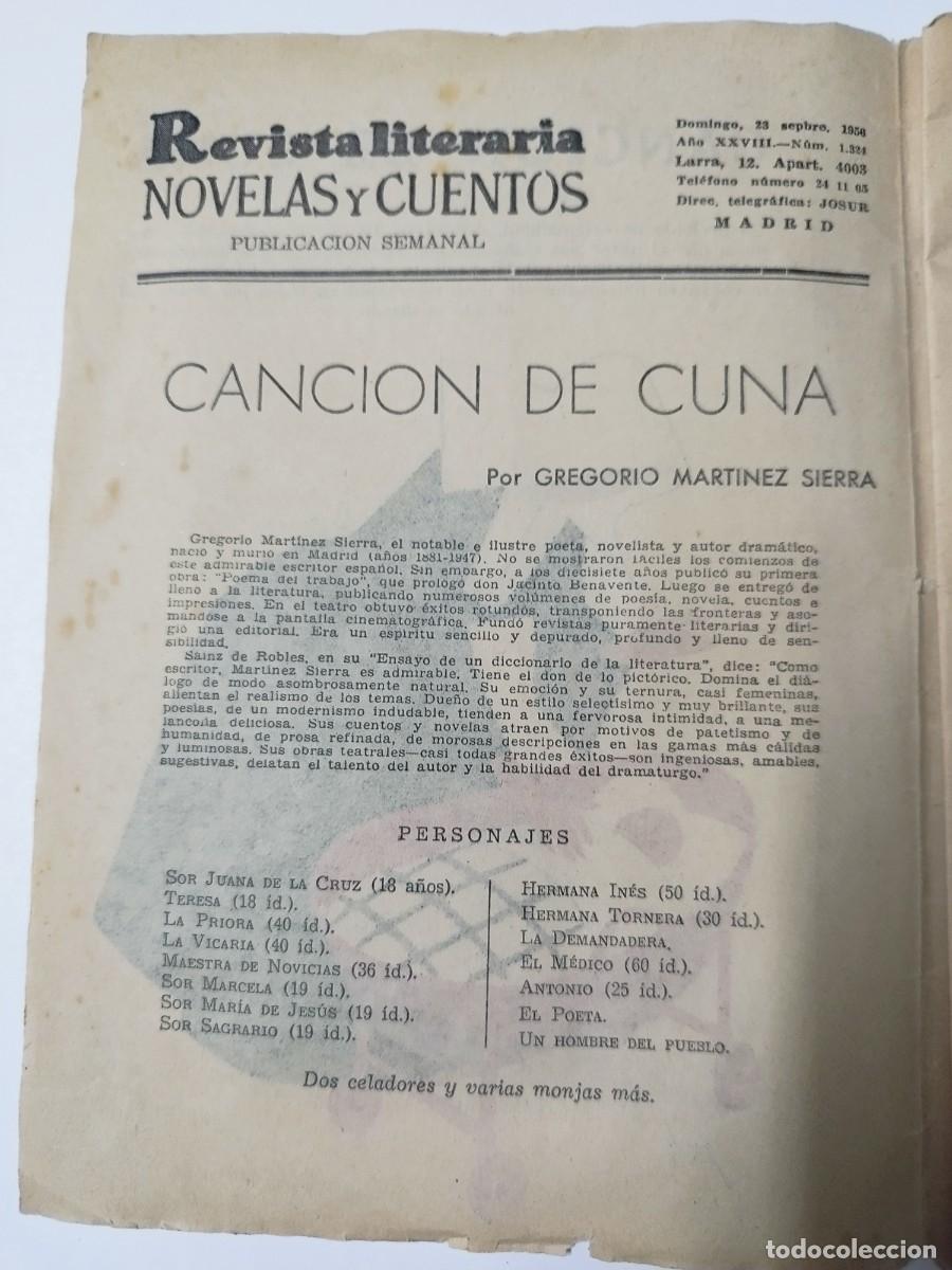 Libros: Cancion de Cuna - Gregorio Martinez Sierra - Foto 2