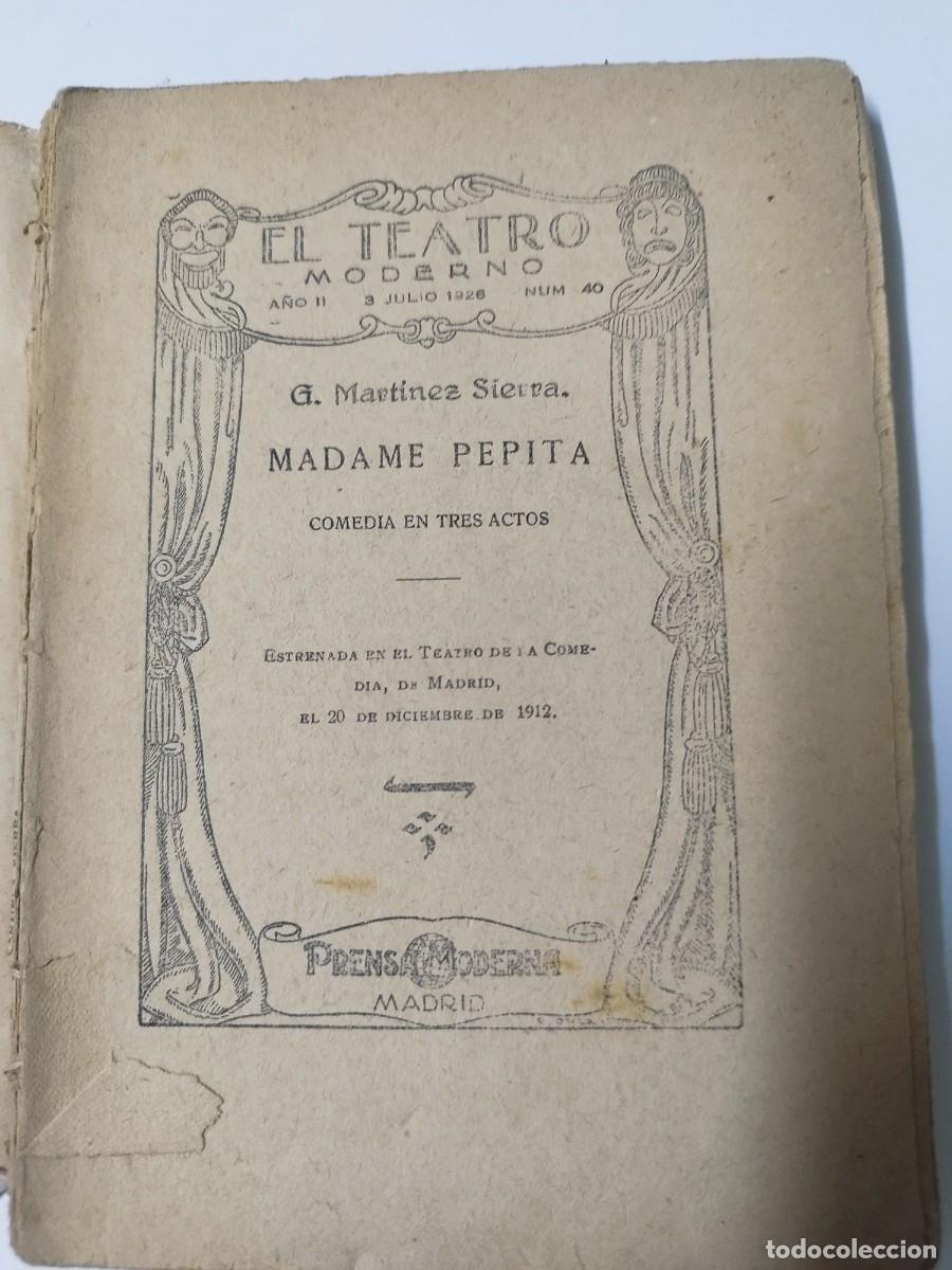 Libros: MADAME BUTTERFLY - G MARTINEZ SIERRA - Foto 2