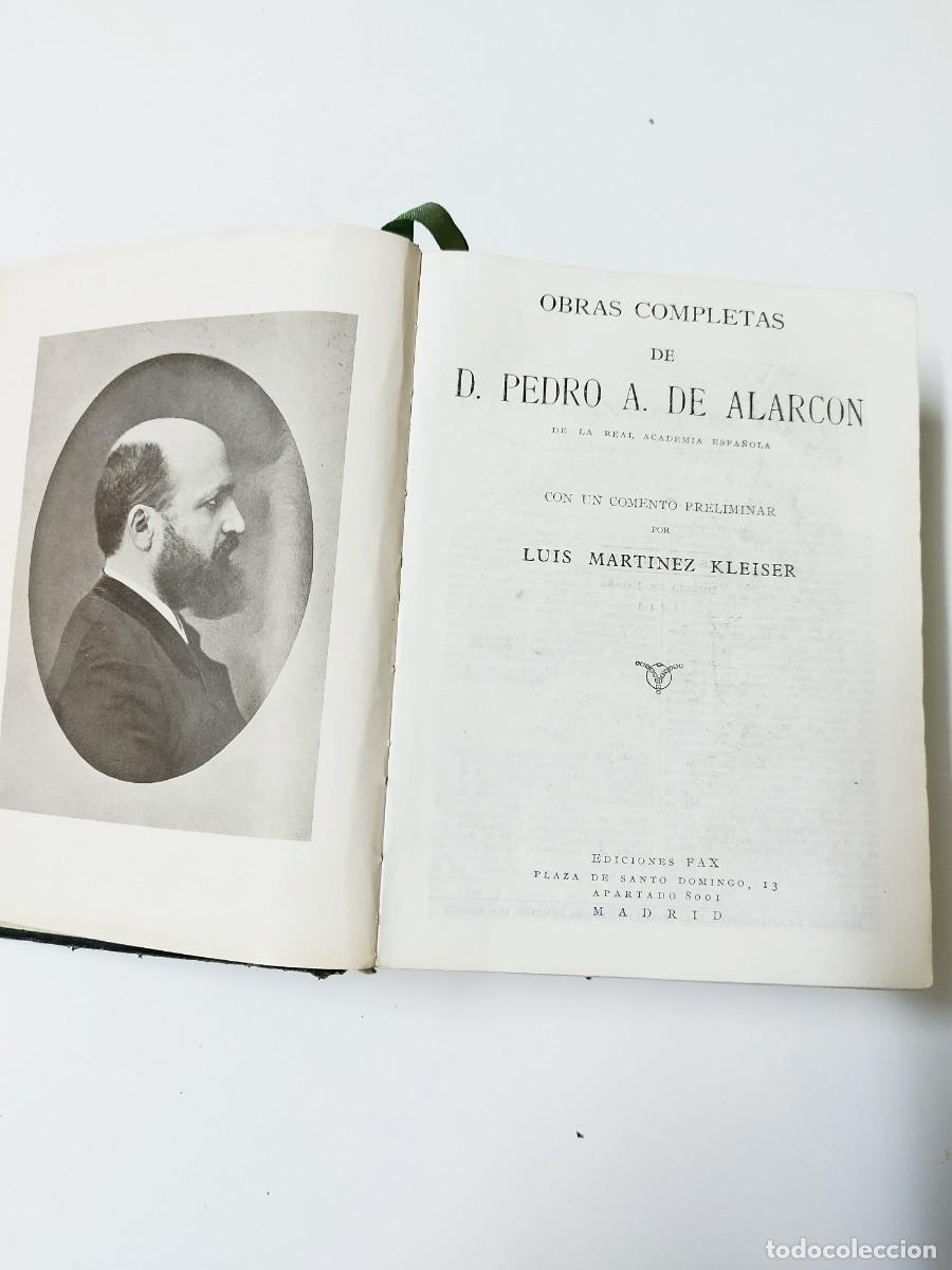 Libros: Obras Completas de D.Pedro A de Alarcon - D.Pedro A. de Alarcon - Foto 3