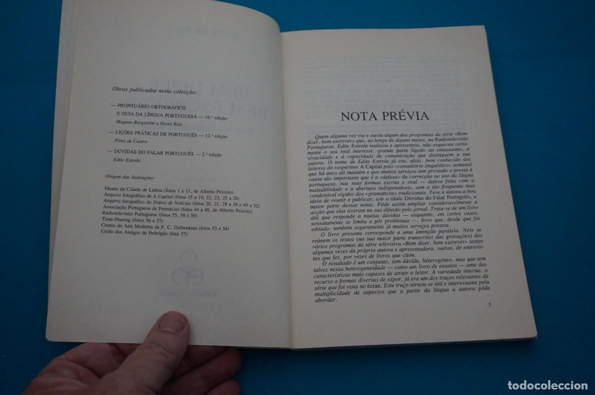 Libros: AMF-31E/ BEN DIZER BEM ESCREVER - EDITE ESTRELA / EDITORIAL NOTICIAS - Foto 3