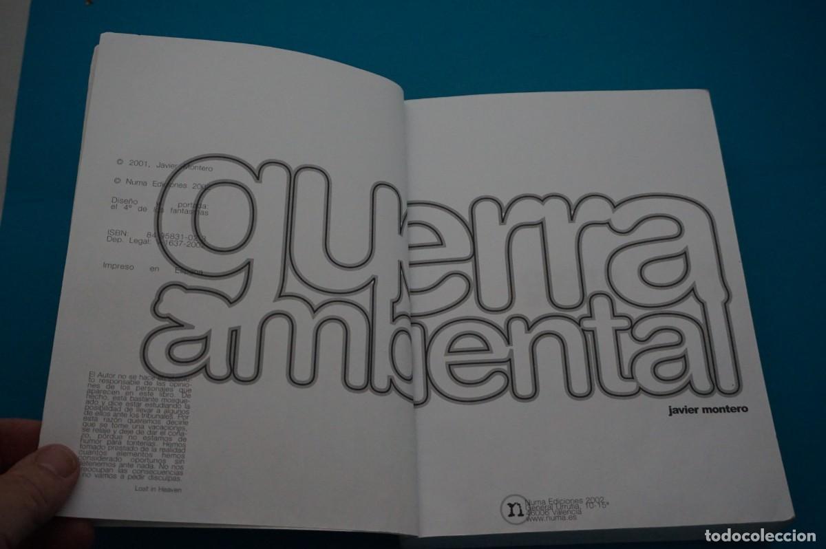 Libros: AMF-31F/ GUERRA AMBIENTAL - JAVIER MONTERO / NUMA EDICIONES - Foto 2
