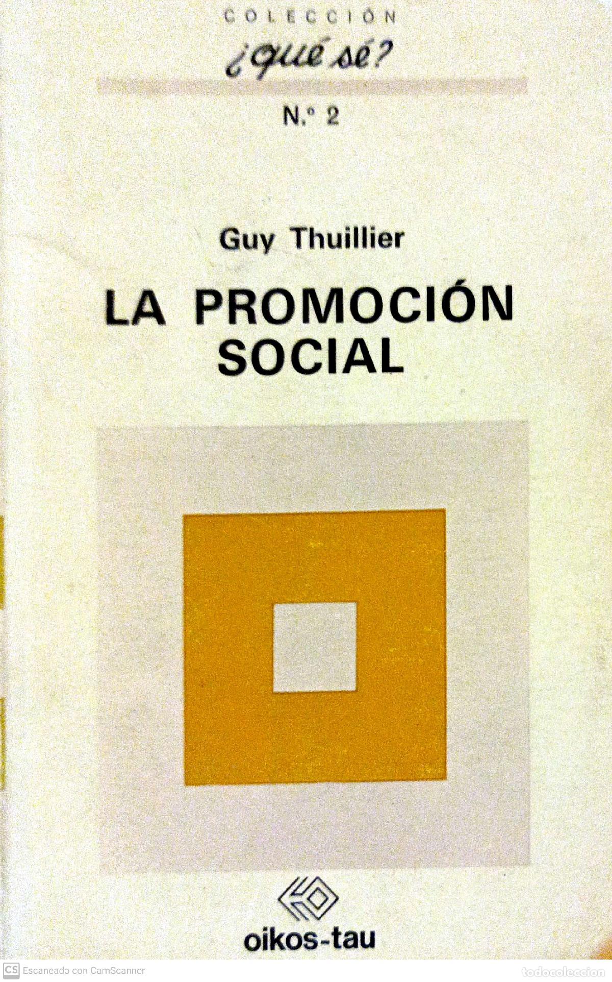 Libros: La promoci&oacute;n social - Guy Thuillier - Foto 1