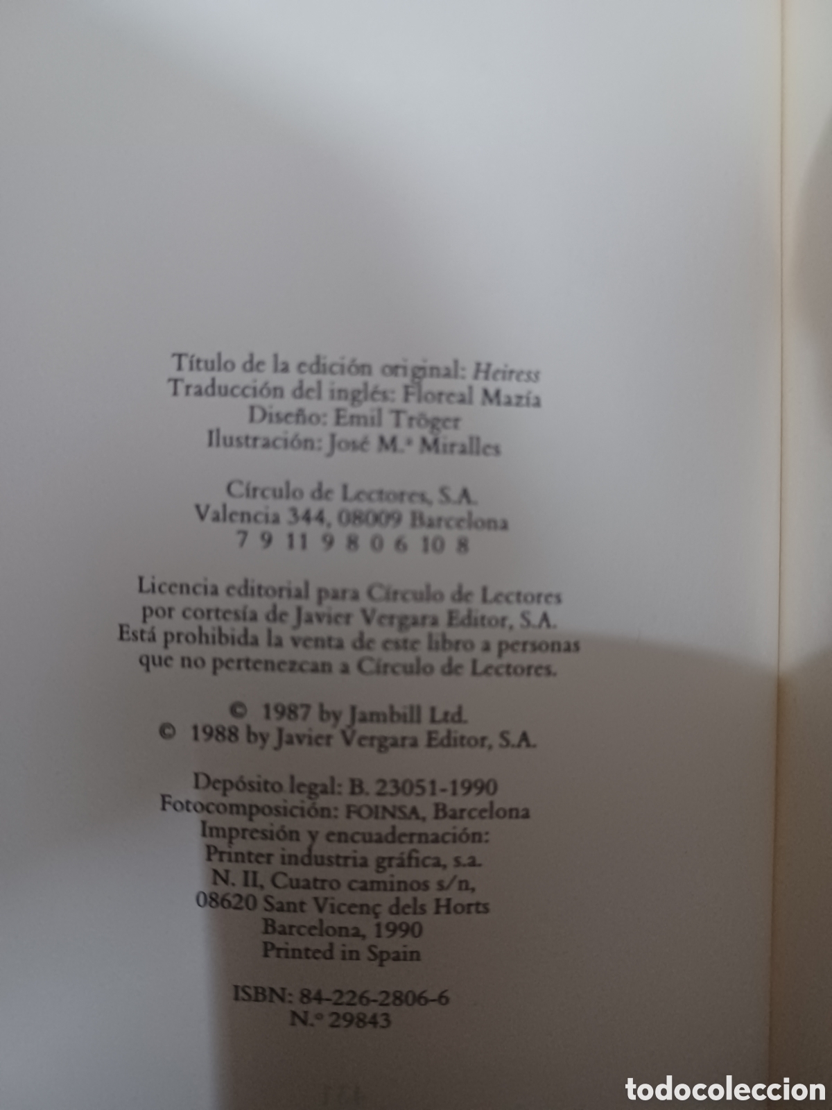 Libros: Barybook C37. La otra heredera Janet Dailey - Foto 3