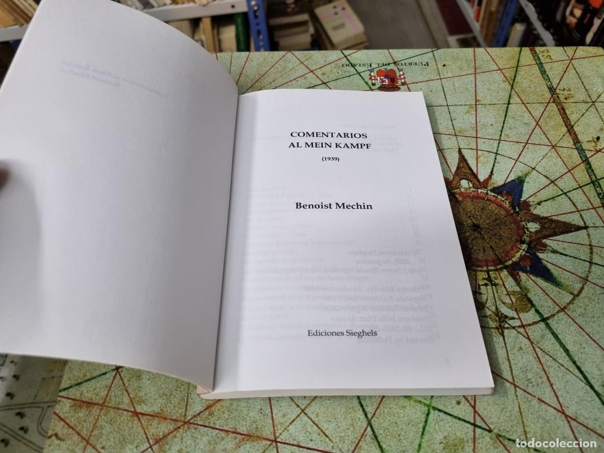 Libros: COMENTARIOS AL MEIN KAMPF (1939) - Jacques Benoist-Mechin - Foto 2